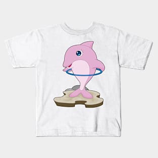 Dolphin Fitness Gymnastics Sports Kids T-Shirt